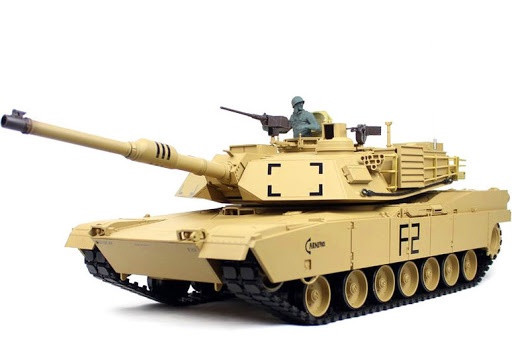 Heng Long 3918-1-S 1/16 U.S. M1A2 Abrams RC Battle Tank (With