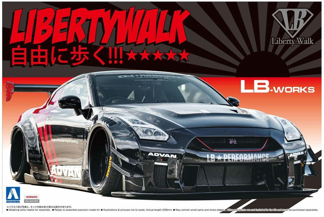 テツジン LB-WORKS LBシルエットワークスGT R-35 製作済 - ホビーラジコン