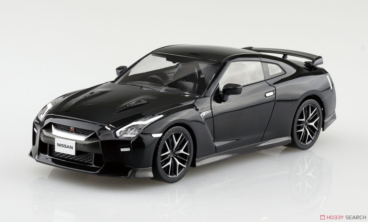 Aoshima - Nissan GT-R (Meteor Flake Black Pearl) (Model Car) Snap Kit ...