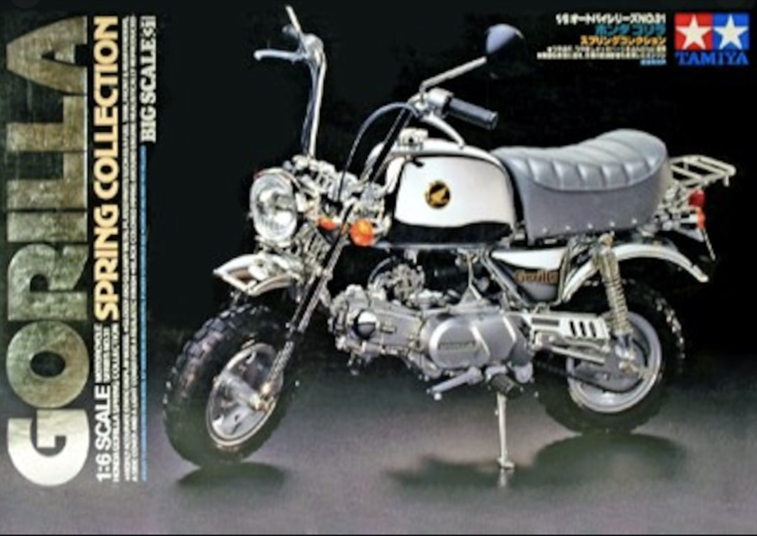 16031 Mô hình xe mô tô 1/6 SCALE HONDA GORILLA SPRING COLLECTION - Tamiya Việt Nam | Tamiya Việt Nam