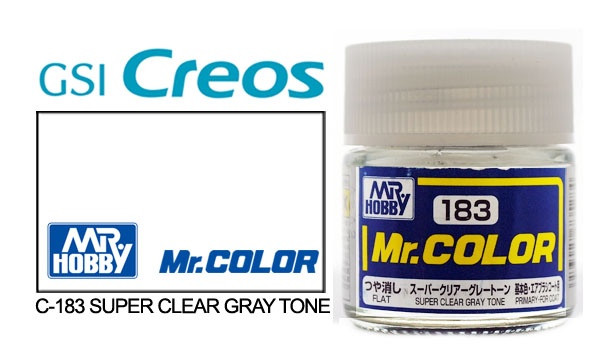 Gunze C1 Mr Color Semi Gloss Super Clear Grey Tone Hobby Station
