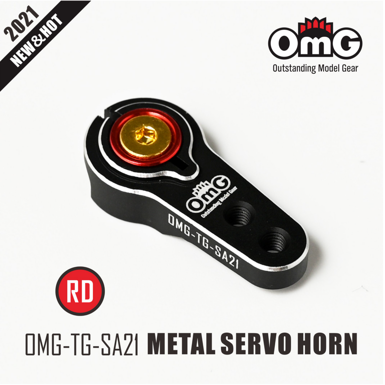 OMG Premium 25T servo Horn/ Arm (Option Red, Blue,Purple&Pink)