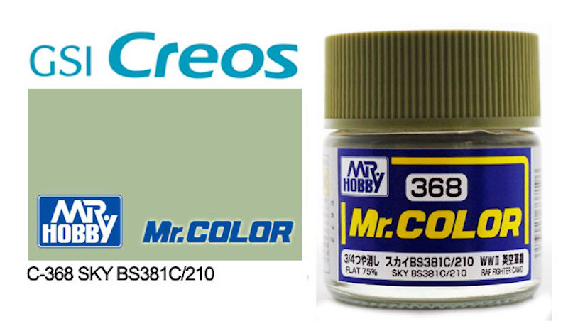 Peinture Mr Hobby - Gunze Mr. Color - Terre Sombre BS381C/450 - Pot De 10 Ml - Fabriqué Au Japon