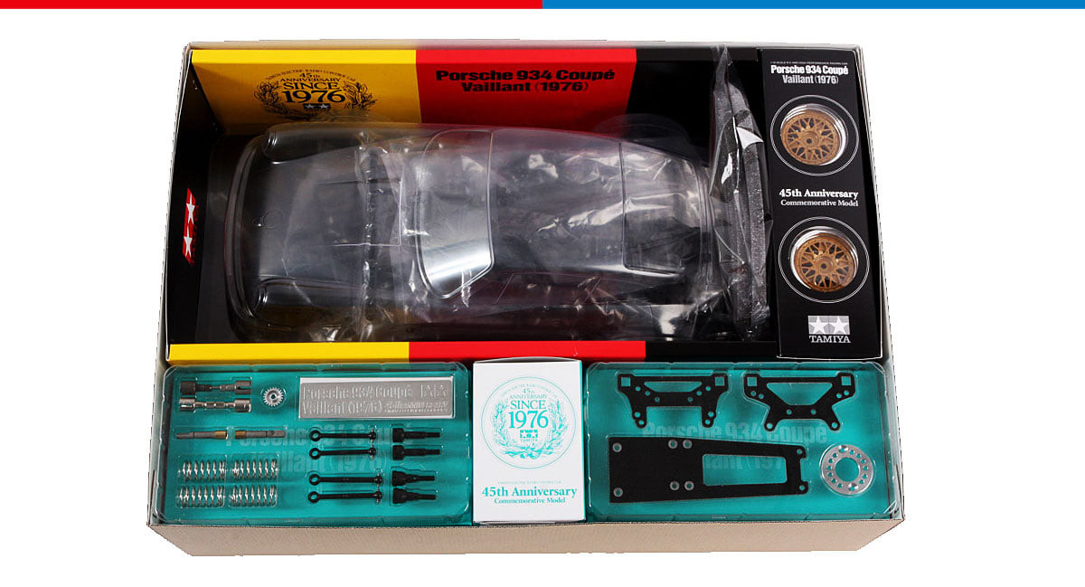 Tamiya 1/10 Porsche 934 Coupe Vaillant 1976 TA02SW 45th Anniversary [47477]