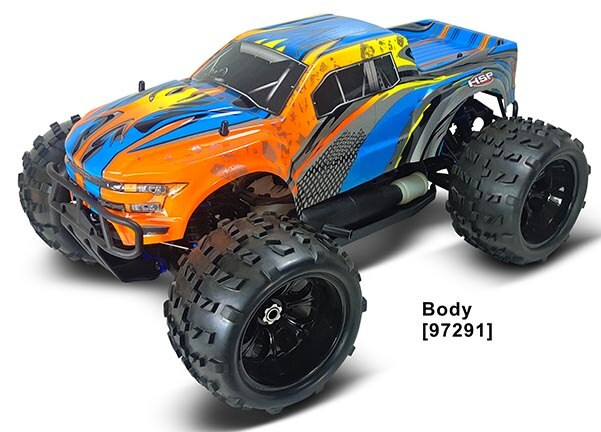 HSP body shell for 94972 1/8 monster truck