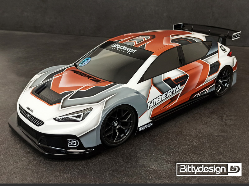 Bittydesign HIBERYA 1/10 190mm FWD Clear Body Shell