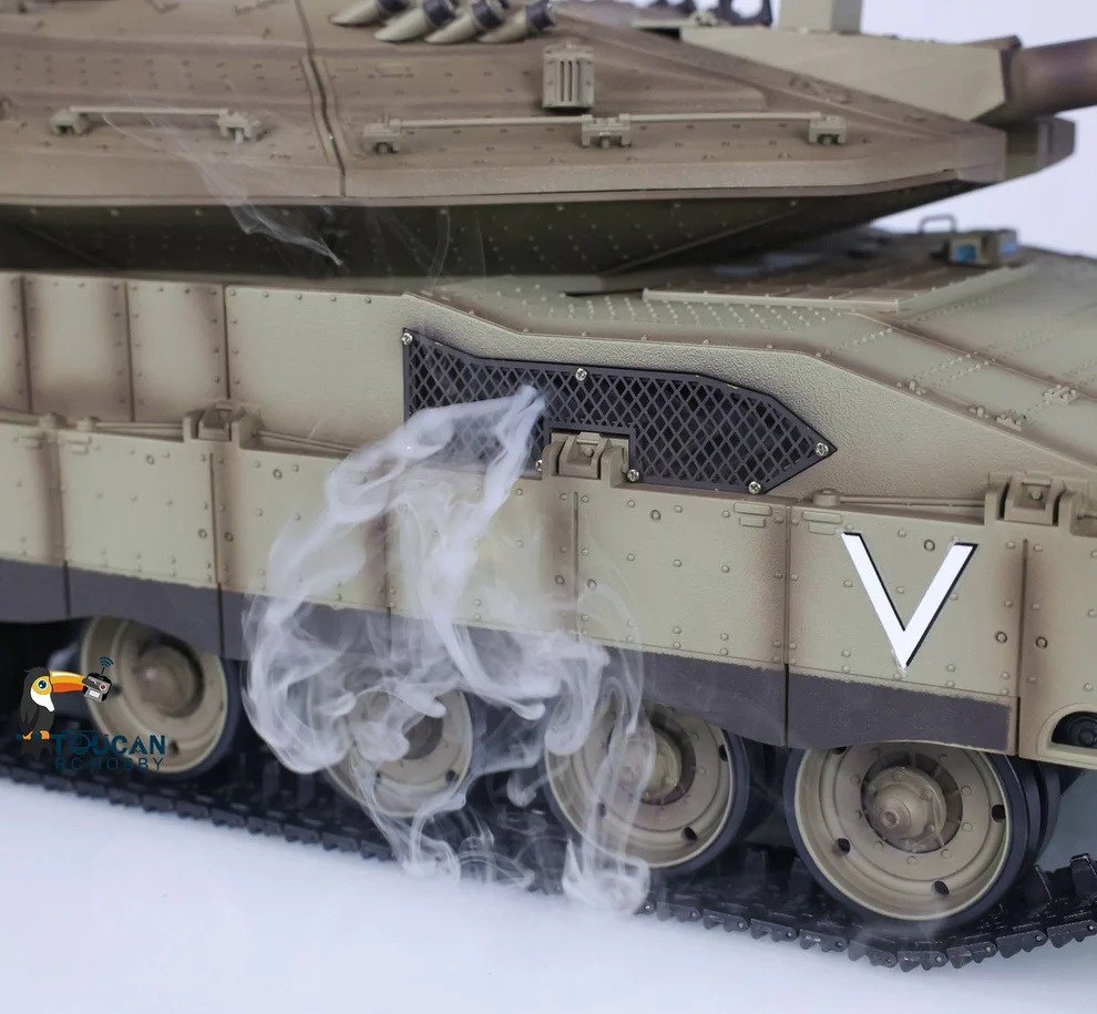Roues Métalliques Pour Char RC Henglong 1/16 Merkava MK IV - Pièces Neuves