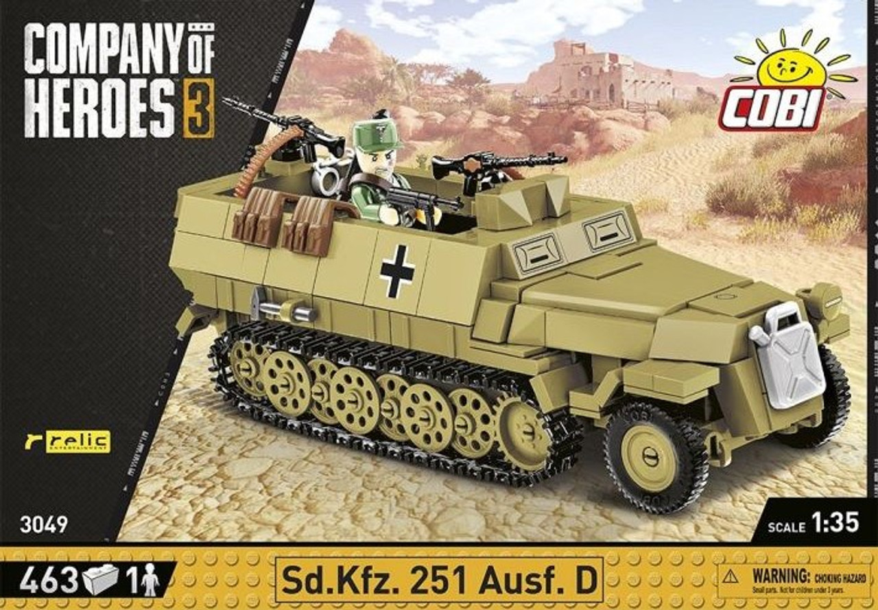 COBI-3049 | COH 3 /3049/ SD.KFZ 251 AUSF.D 463 PCS - Hobby Station