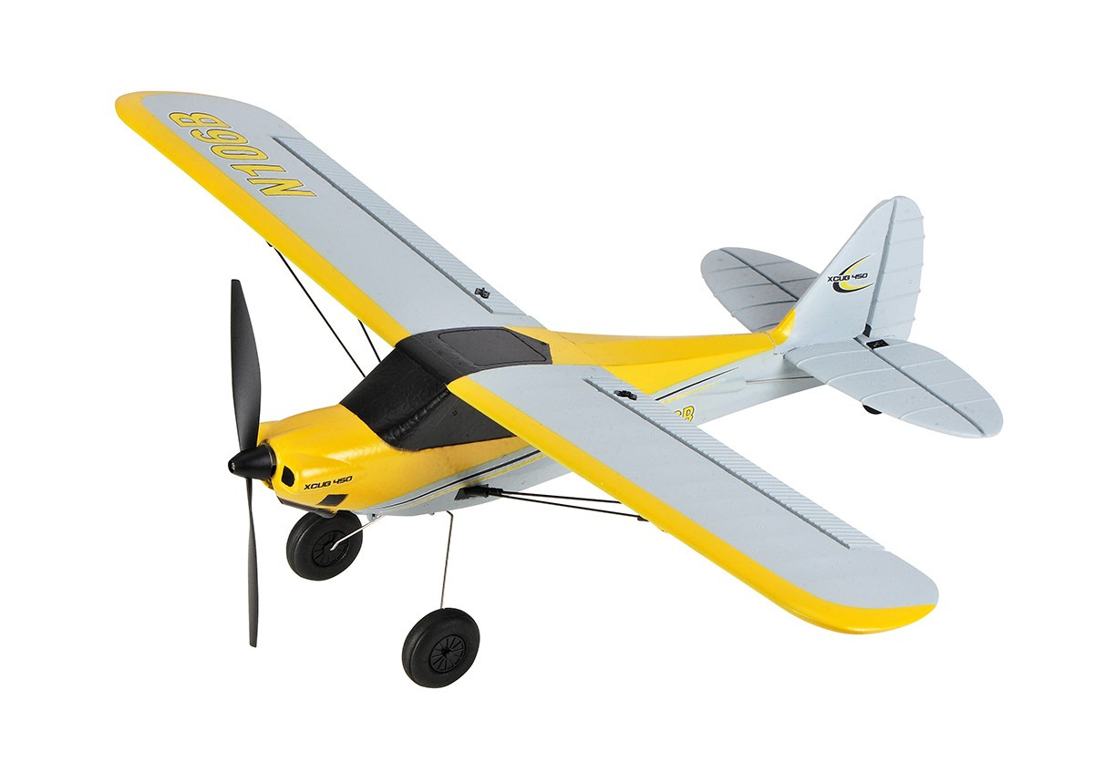 TopRcHobby Mini XCUB is a plane with a wingspan of 402mm, with eye