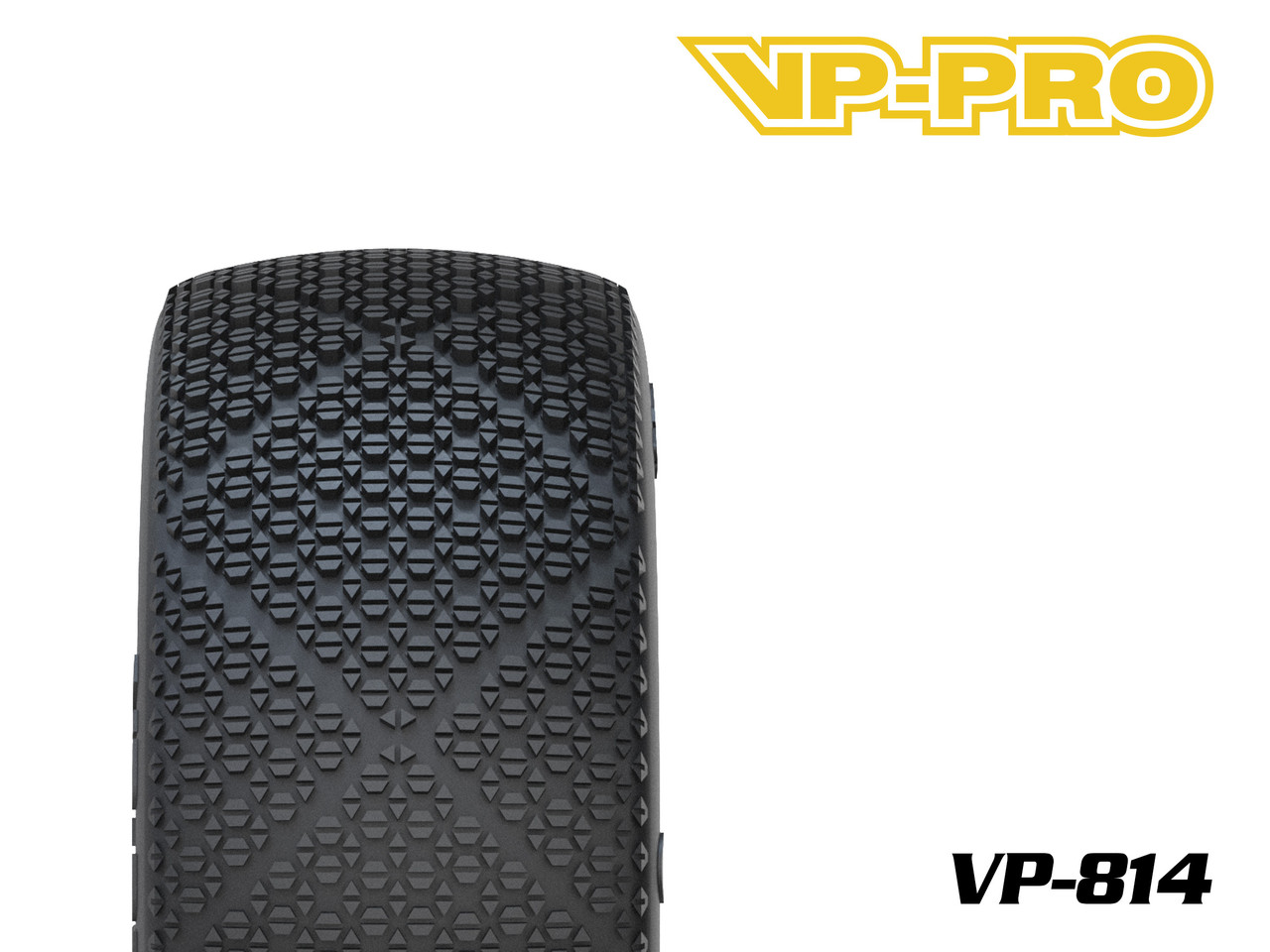 Vp Rims VP-PRO 814 Diamond Evo 1/8 Offroad Buggy Tires Pre-Glued on White Rims ...