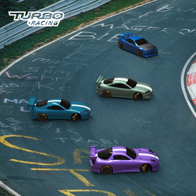 Turbo Racing R/c Turbo Racing C63 RTR 1/76 2.4G Full Proportional RWD Mini RC Car
