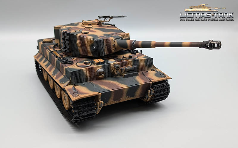 1/24 RC Kampfpanzer Taigen Tiger I – Ferngesteuert Mit Infrarot-Kampfsystem, Realistischer Sound