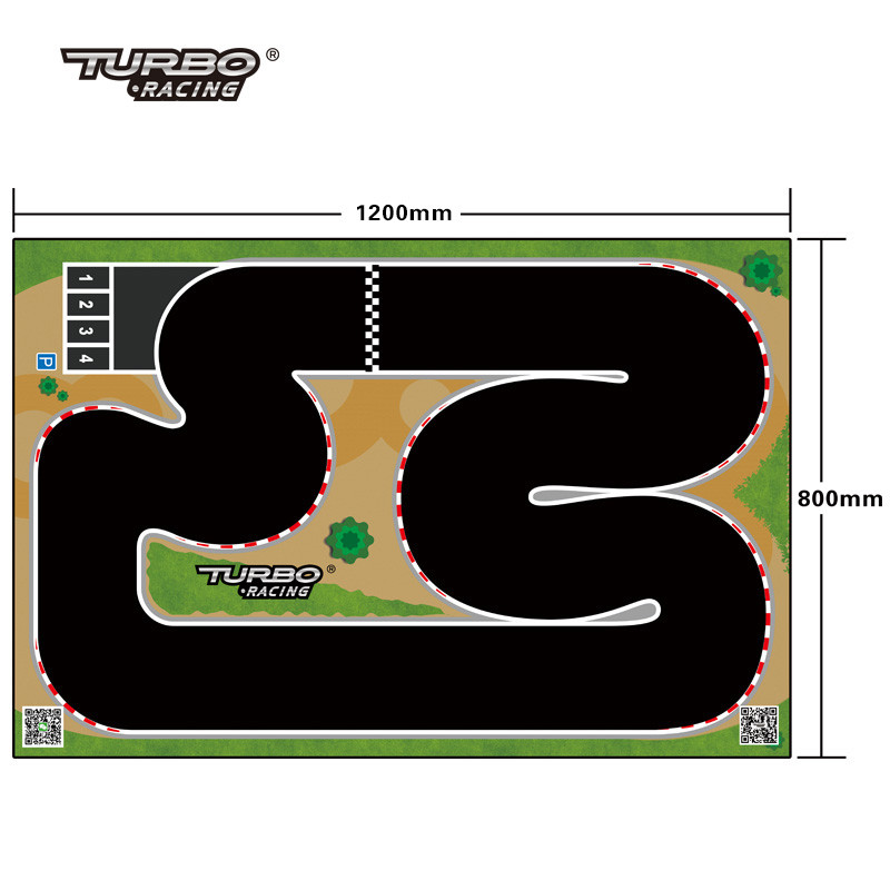 Turbo Racing 760177 Race Track Circuit Mat 1200x800