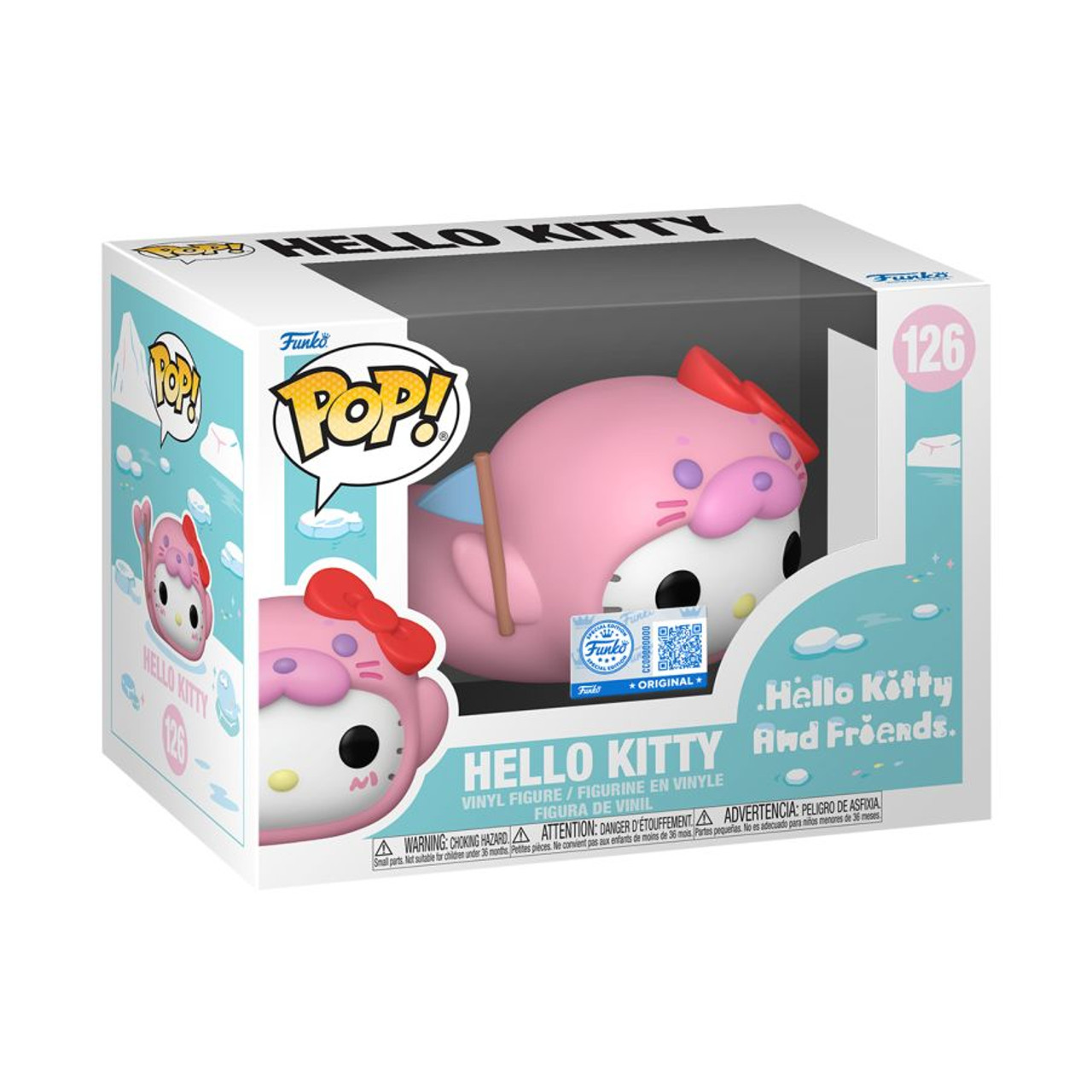 Hello Kitty Hello Kitty (Seal) US Exclusive Pop Vinyl RS
