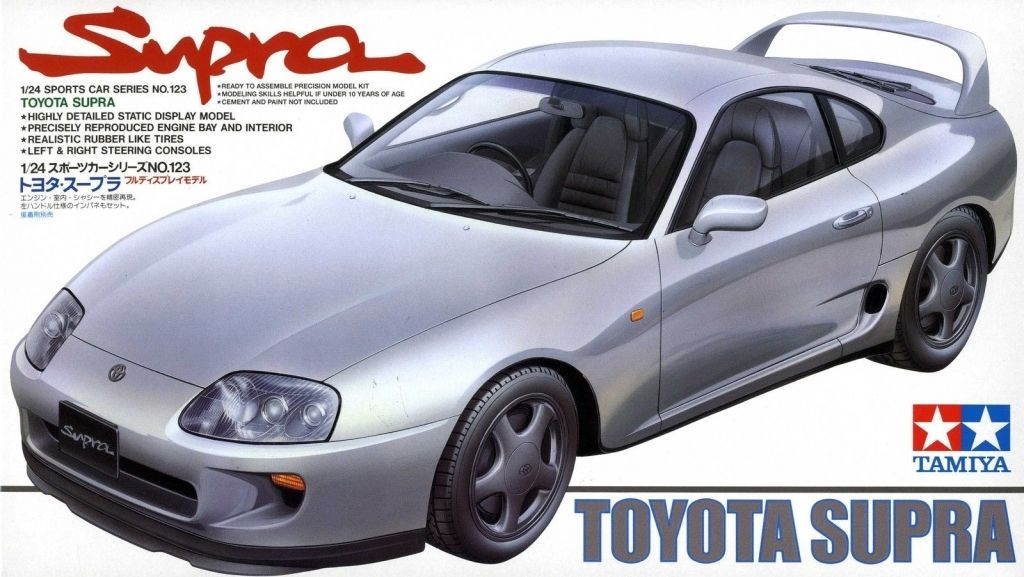 Tamiya 1/24 Toyota Supra Plastic Model Kit [24123] Hobby Station