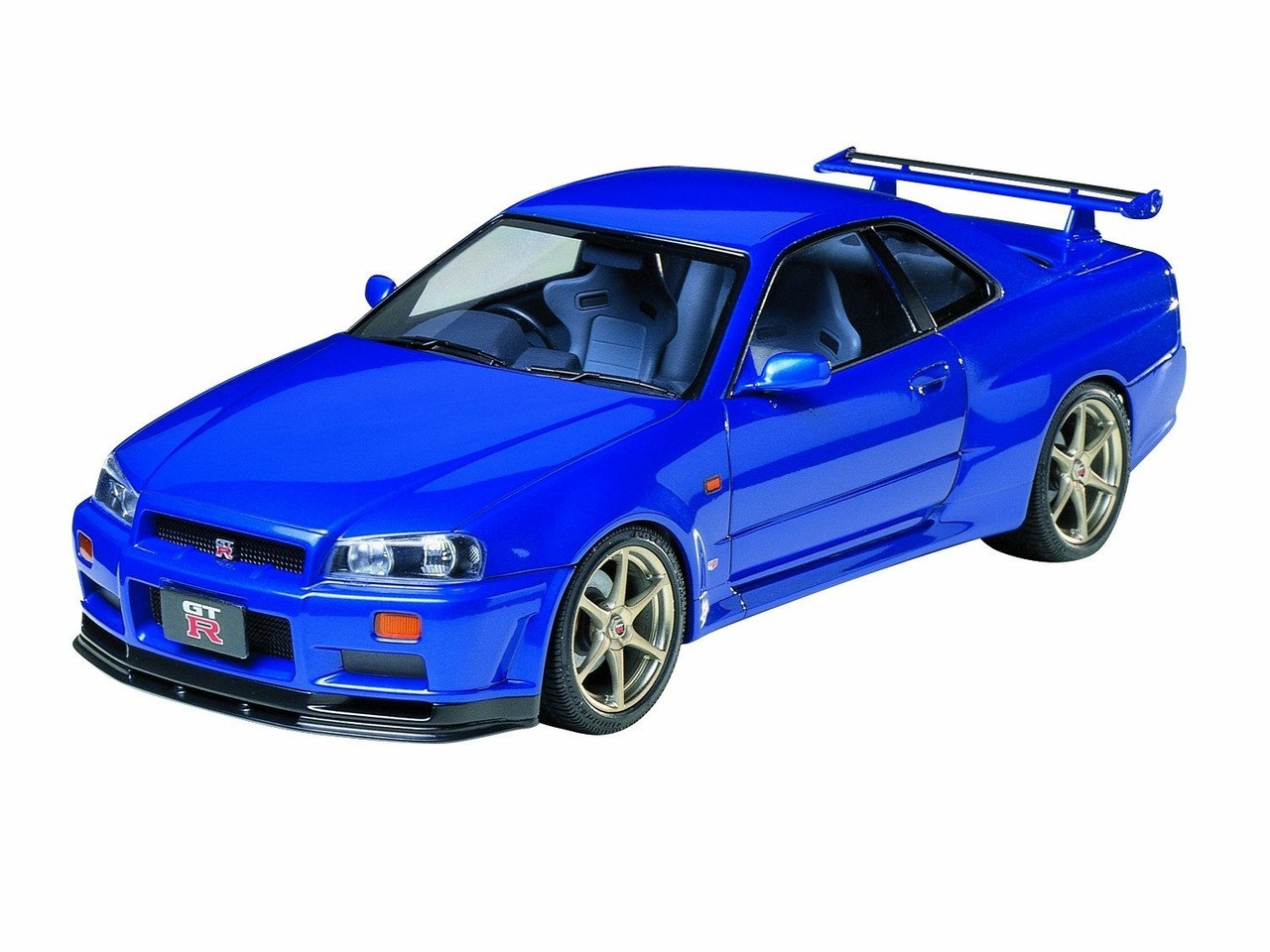 ミニカー NISSAN SKYLINE GT-R (R34) V-SPEC II Tamiya - 1/24 Nissan Skyline GT-R V-Spec (R34) Plastic Model Kit