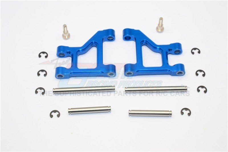 GPM Tuning Teile Für Tamiya CC01 – Nylon Front Ball Top Dämpfer 70 Mm, Mit Alu-Body & Kugelenden, 1 Paar, Blau