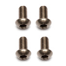 Factory Team Titanium Screws, M3x6mm BHCS (4)