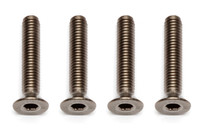 Factory Team Titanium Screws, M3x16 mm FHCS (4)