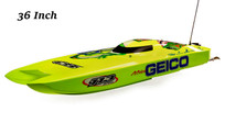 Miss GEICO Zelos 36" Twin Brushless Catamaran RTR (120 Km/H)