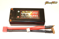 Giant Power 2S 7.4V 5400mAh 100C Graphene Shorty Pack Li-Po Battery w/ 5mm Bullet to T-Plug