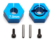 Team Associated 7.0mm Factory Team Aluminum Clamping Wheel Hex (2)