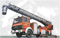 Italeri - 1/24 IVECO MAGIRUS DLK 26-12 Fire Ladder Truck