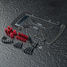 MST  Carbon short battery holder set (red) [210637R]