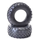 SCHUMACHER - SHORT COURSE STAGGER RIB TYRE - YELLOW