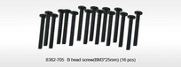 B head screw (BM3*25mm)(16pcs) 8382-705