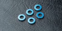 [D] MST Alum. spacer 3X5.5X1.0 (blue) (5)