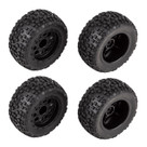 Team Associated Reflex 14MT Pre-Mounted Tires (4) (Black)