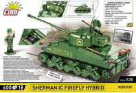 COBI-2276 | HC WWII /2276/ SHERMAN IC FIREFLY HYBRID 600 PCS