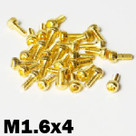RC OMG M1.6x4 Socket Cap Head Screws (20)