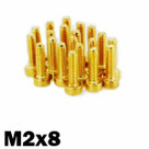 RC OMG M2x8 Socket Cap Head Screws (20)