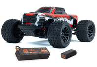 ARRMA GRANITE GROM MEGA 380 Brushed 4X4 Small Scale Desert Truck RTR with Battery & Charger, Red