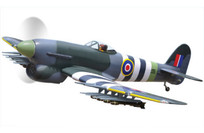 Lastest DYNAM HAWKER TEMPEST V2 w/Retracts 1250MM (49") WINGSPAN - PNP (DY8959)”