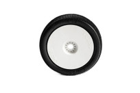 HOT RACE - Bangkok V2 1/8 Truggy Tires Pre-Glued on White Rims (Super Soft)