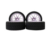 MST LTX Rally Tire on White Double-Six Spoke rim 831004