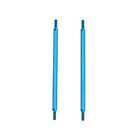 Team Associated RC10 4WD Team Car Aluminum Chassis Stiffener Tubes - Blue