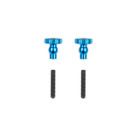 Team Associated RC10 4WD Team Car Aluminum Chassis Stiffener Thumb Screws - Blue