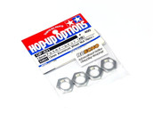 Tamiya 12MM ALUMINIUM NUT  4PCE 53821