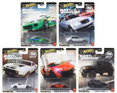 Hot Wheels Premium 2026 Fast & Furious 25th Anniversary Set of 5 Cars