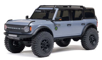1/30 SCX30 Ford Bronco 4X4 RTR Brushed Rock Crawler (Battery & Charger Included), Gray by Axial