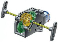 Tamiya GEARBOX  4 SPEED CRANK AXLE 70110