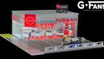 G-Fans 1/64 Nissan Nismo Dealership Diorama with LED Lights 710036