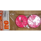 Tamiya MONSTER FRONT WHLS-FLUR PINK** 50428