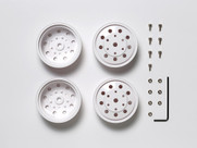 Tamiya REAR WHEELS 22mm WHITE 56542