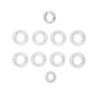 Team Associated RC28R Factory Team Wheels Sidewall Flange Set (White)