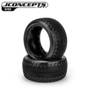 JConcepts 3DP 2.2" Rear Buggy Carpet Tires (2) (Pink) w/Foam Inserts